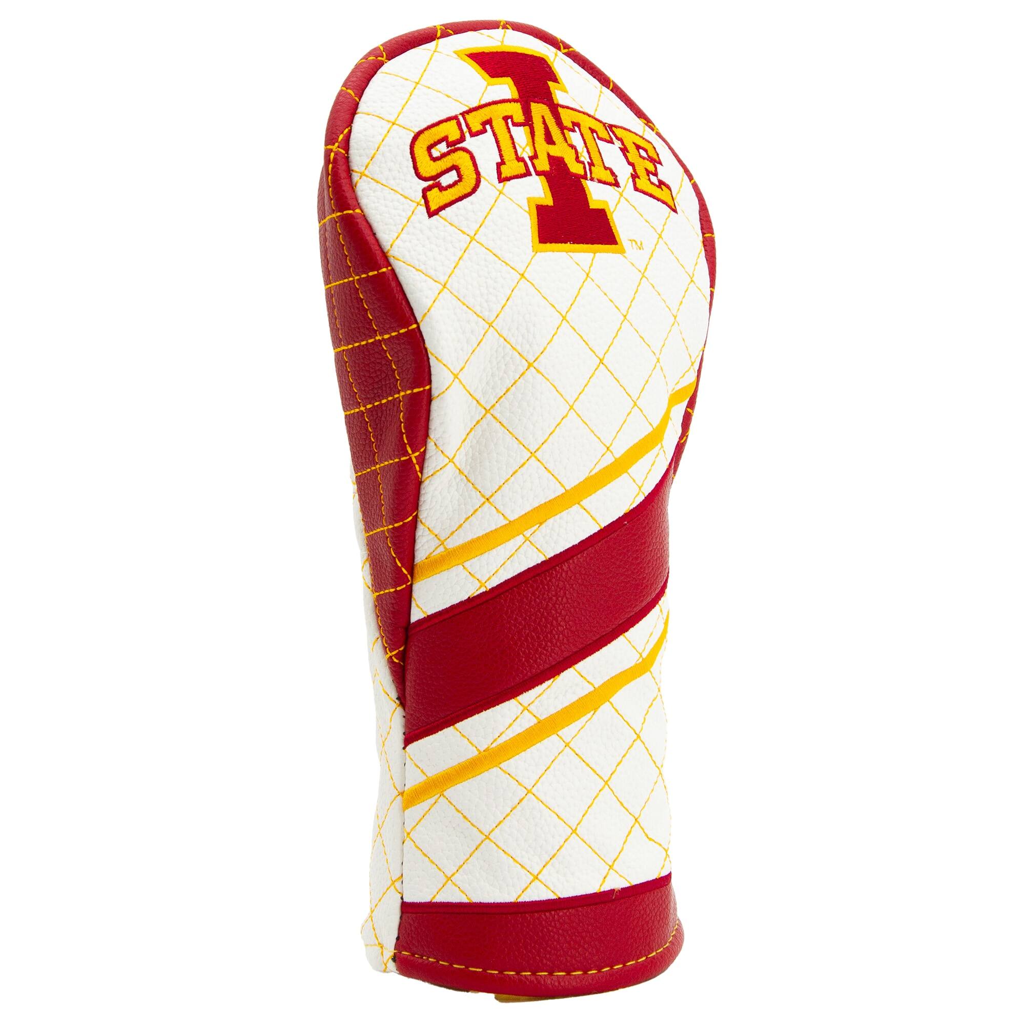 Alt View 2. Team Golf - Iowa State Cyclones Striped Quilted Fairway Headcover - Multicolor.