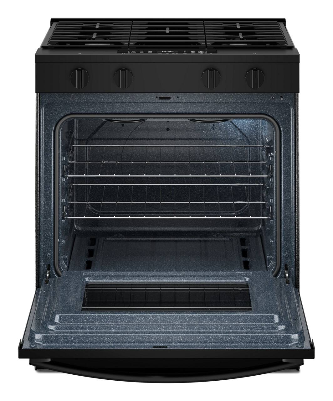 Alt View 10. Whirlpool - 5.0 Cu. Ft. Freestanding Slide-In Gas Range with No Preheat and Slow Cook Modes - Black.