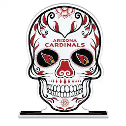 Arizona Cardinals 10" Sugar Skull Standee