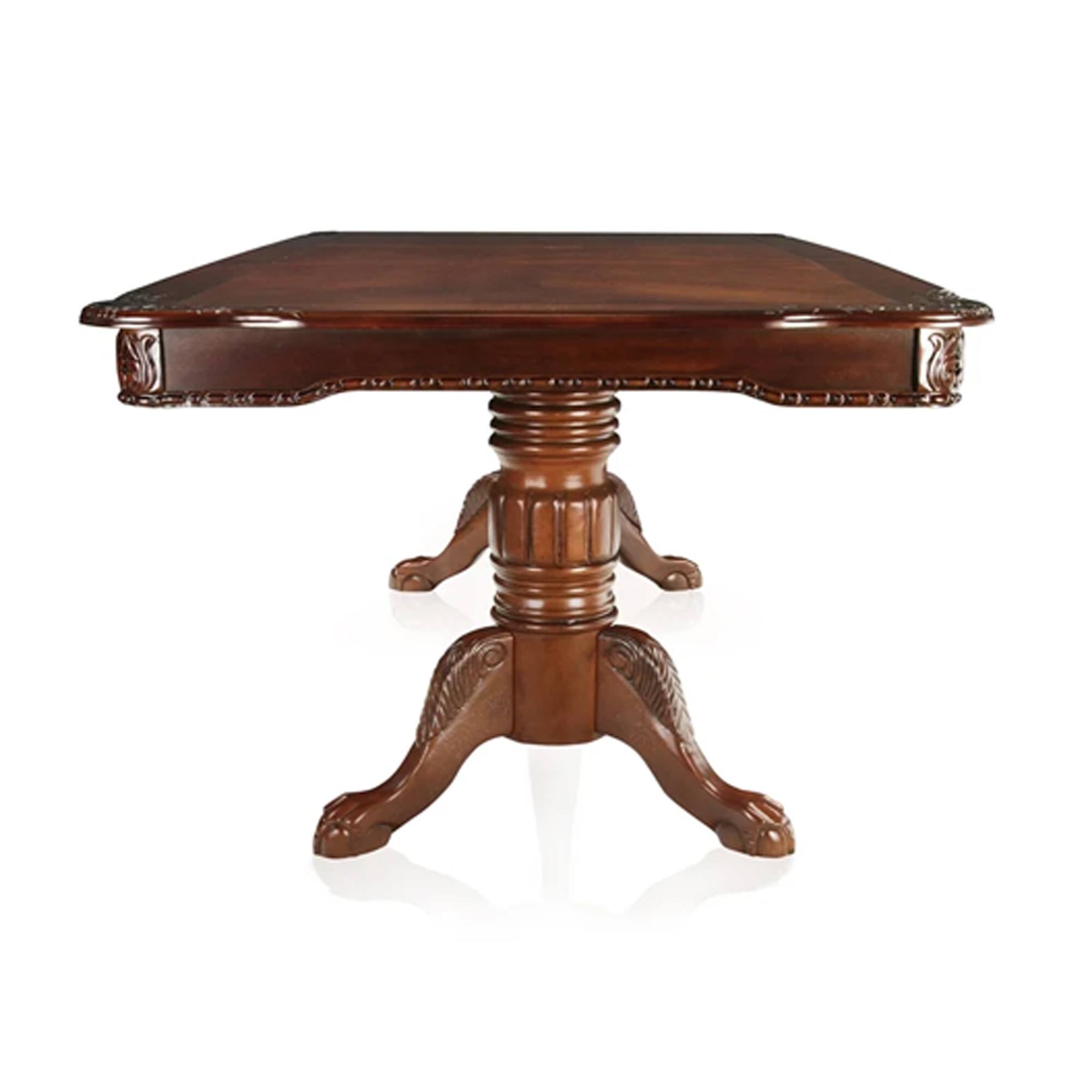 Alt View 1. Manhattan Lane - Heo Dining Table, 66-84 Inch Extendable Rectangular Top, Cherry Brown - Cherry Brown.