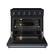 Alt View 1. Thor Kitchen - Gordon Ramsay Series by Thor Kitchen 6.0 Cu. Ft Freestanding Electric Range with Navy Blue Hardware - Black.