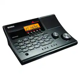 Uniden - BC365CRS 500 Channel Clock/FM Radio Scanner with Weather Alert - Black