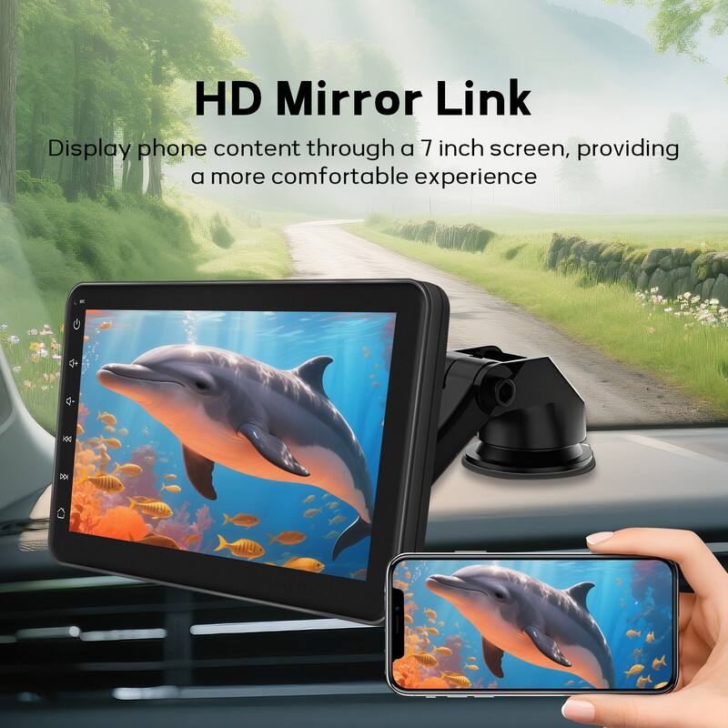 HD Mirror Link

Display phone content through a 7 inch screen, providing a more comfortable experience