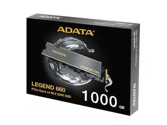 ADATA LEGEND 860 M.2 2280 SSD
ADATA LEGEND 860 PCle Gen4 x4 M.2 2280 SSD
1000 GB