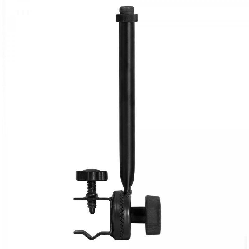 Front. On Stage Stands - OnStage MSA9508 Posi-Lok Sidemount Microphone Boom - Black.