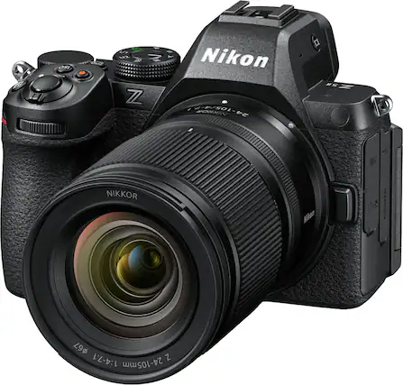 OSI L xX M ZZ V - I Nikon A VOL-Ez SONNIN 24 D B5 Z K MIC NIKKOR Nikon 0e ALCIES 67 1:4-7.1 Z 24-105mm