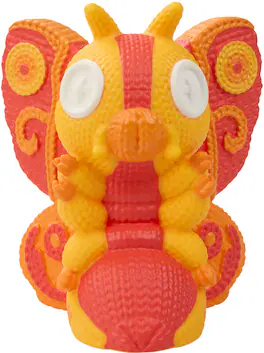 Handmade by Robots - Godzilla - Mothra #342 (Flame Glow in the Dark) - COLLECTIBLES - Multicolor