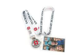 Surreal Entertainment - Scrubs Official Sacred Heart Hospital Lanyard | Includes ID Holder & Charm - Multi-Color