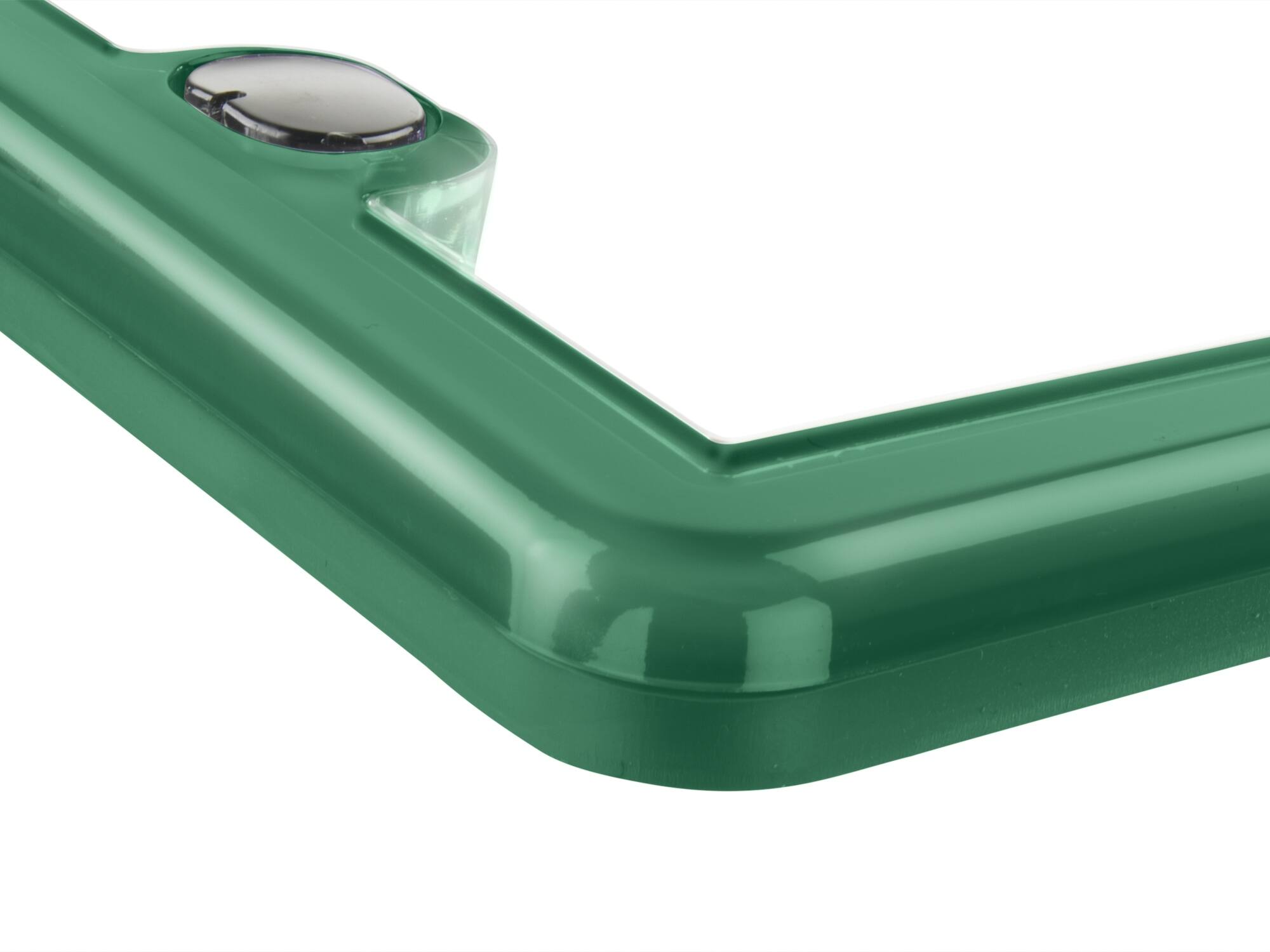 Alt View 1. WeatherTech - ColorFrame | License Plate Frame with Multi-Flex Gasket and Stainless Steel Hardware - Green.