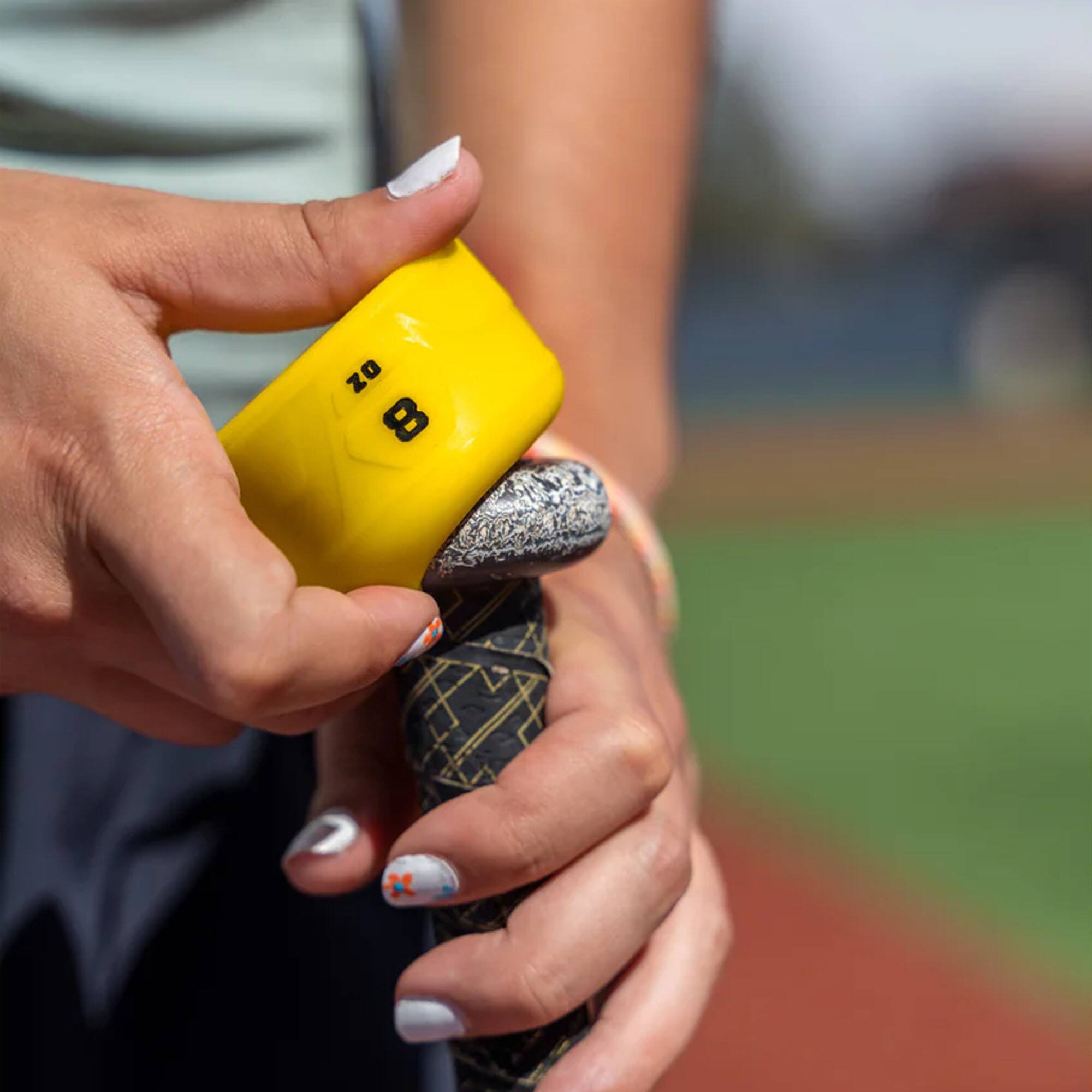 Alt View 4. SKLZ - SKLZ Hitter's Handle Weighted Swing Knob, 12 oz - Yellow.
