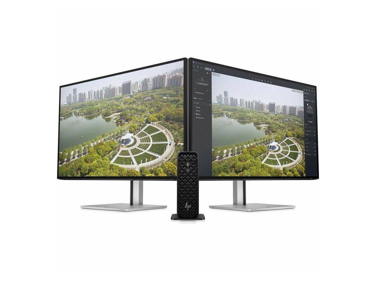 Alt View 1. HP - HP Z2 G1i Workstation - Intel Core Ultra 5 245K - 32GB - 1TB SSD - NVIDIA RTX 2000 16GB - Windows 11 Pro - Black.