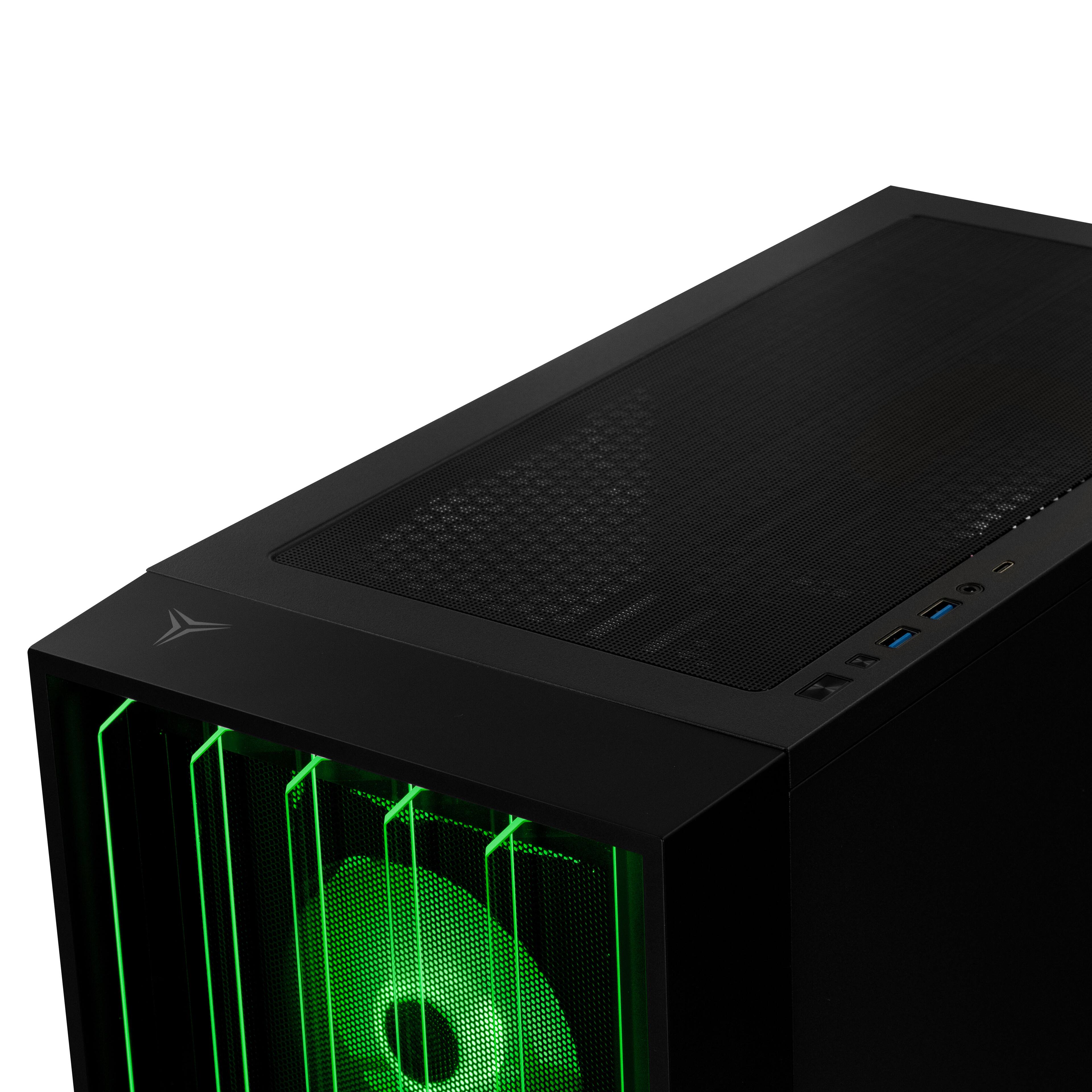 Alt View 2. YEYIAN - Yeyian Gaming PC Mirage S 265FC-5701U - Intel Core Ultra 7 - 32GB DDR5 - RTX 5070 - SKU: YPI-MS265FC-5701U - Black.