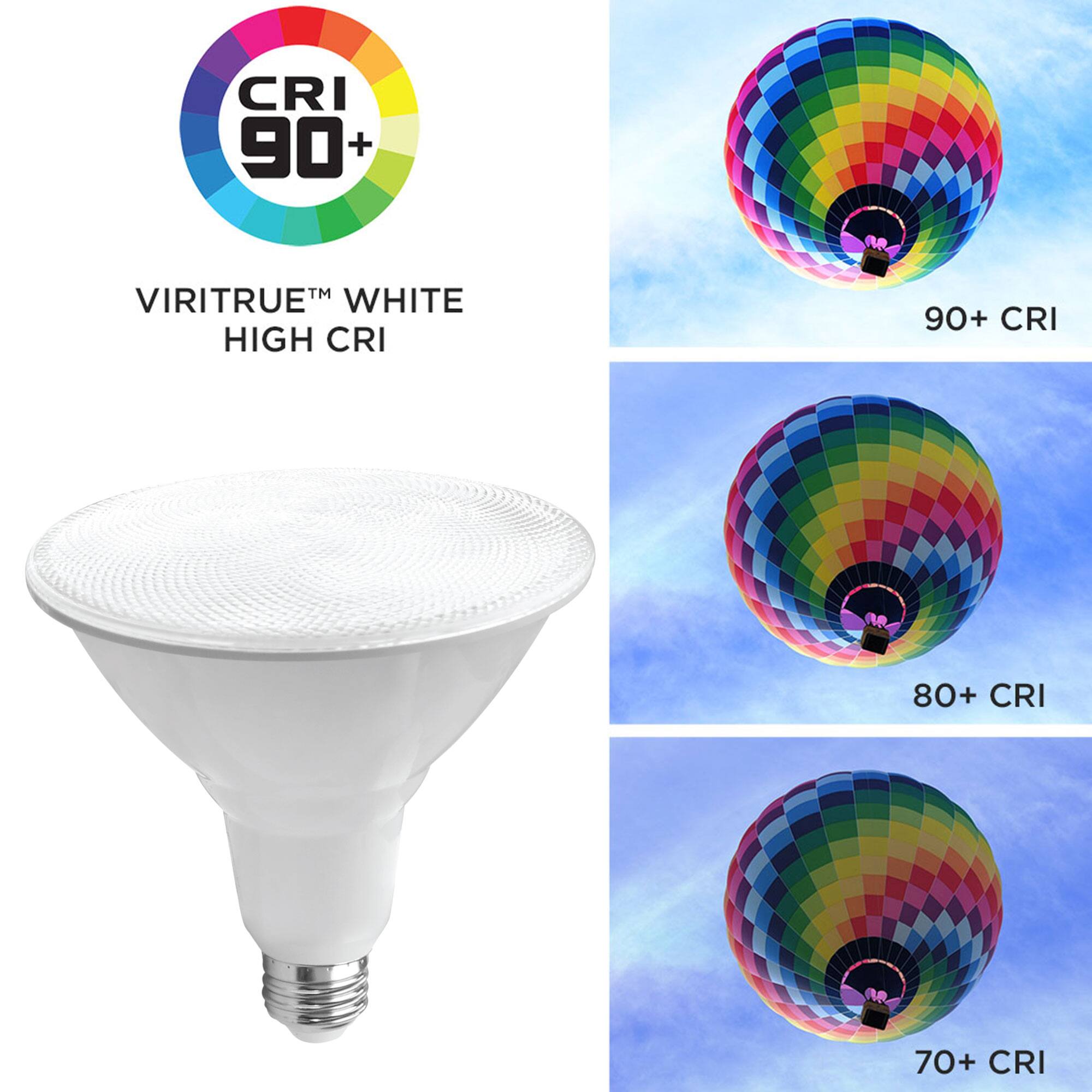 VIRITRUE™ WHITE HIGH CRI, 90+ CRI, 80+ CRI, 70+ CRI