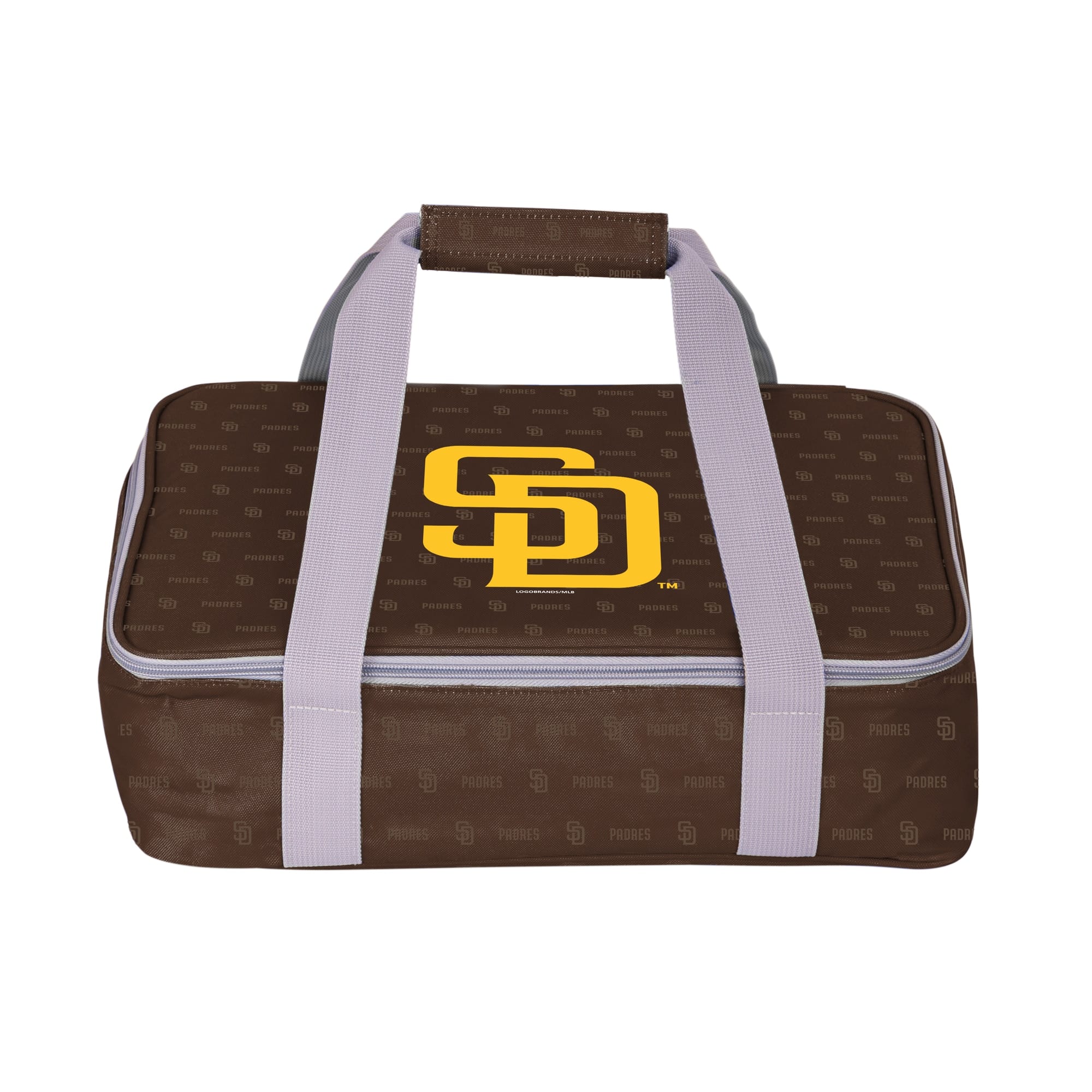 Logo Brands - San Diego Padres Casserole Caddy Bag - Brown