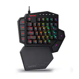 REDRAGON - K585 Wired One-Handed RGB Gaming Keypad, Tactical 42-Key Layout - Black