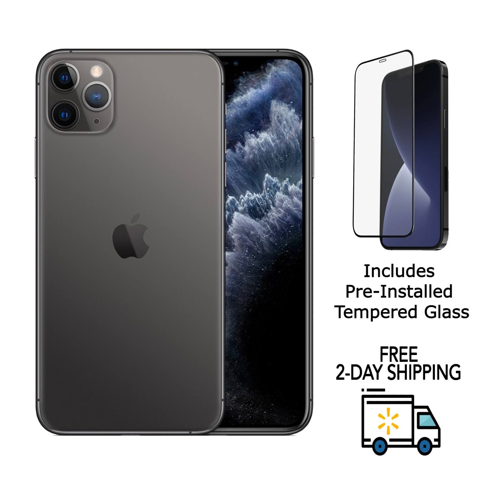 Includes Pre-Installed Tempered Glass  
FREE 2-DAY SHIPPING