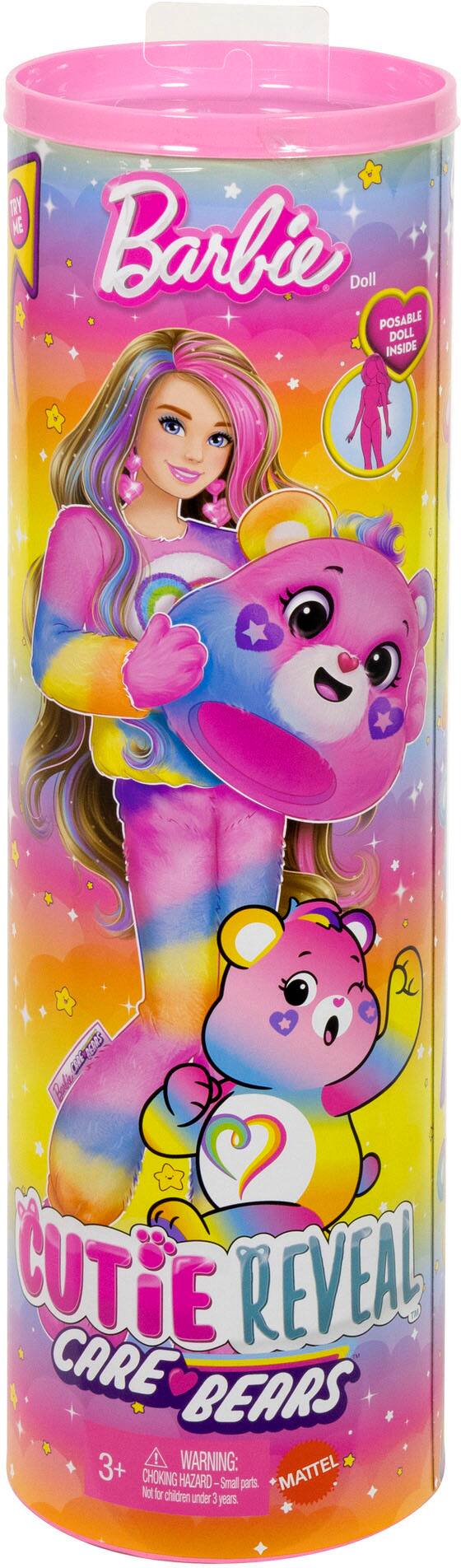 TY NE Barbie Doll POSABLE DOLL INSIDE CUTIE REVEAL CARE BEARS ! WARNING: CHOKING HAZARD- Small parts. Not for children under 3 years. MATTEL