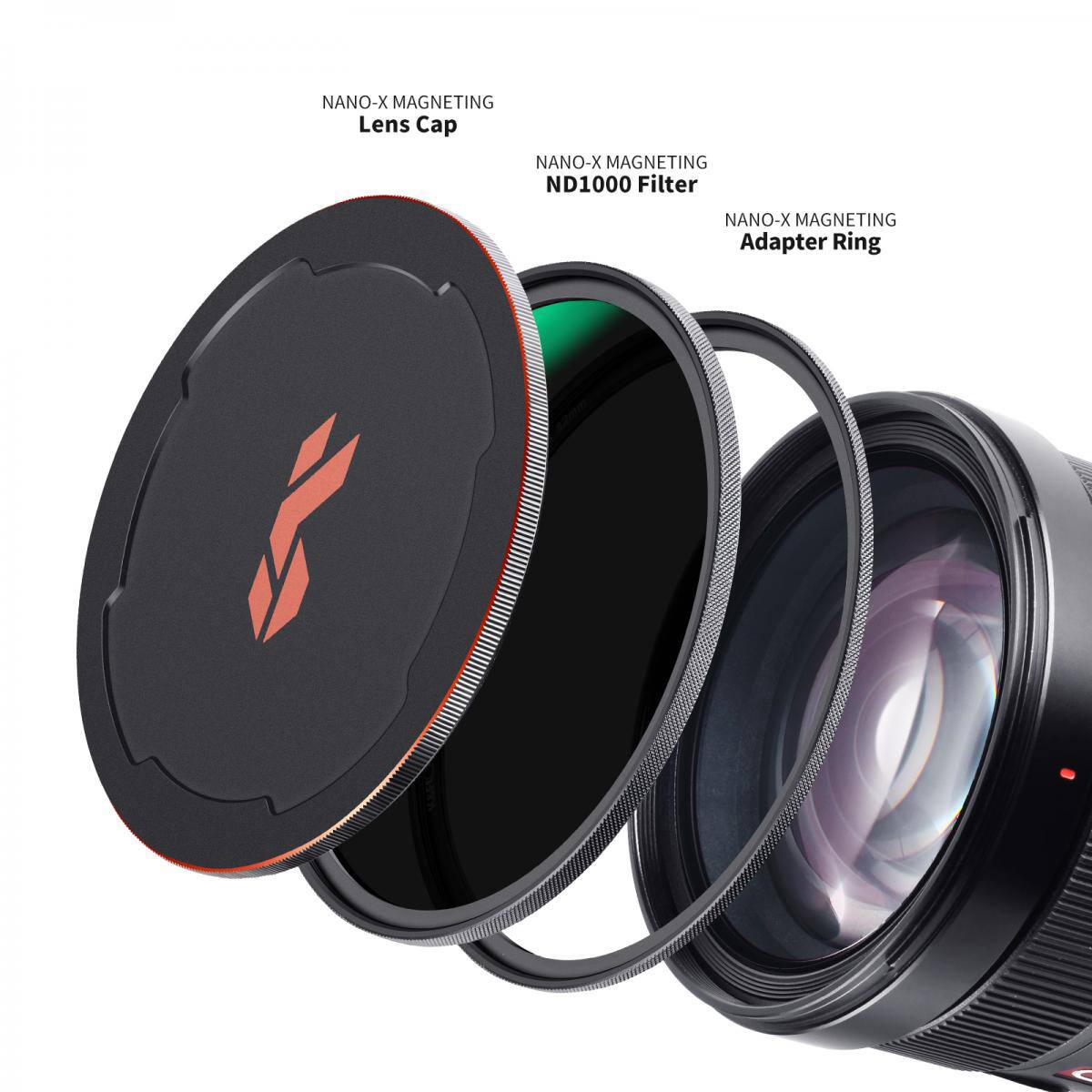 NANO-X MAGNETING Lens Cap  
NANO-X MAGNETING ND1000 Filter  
NANO-X MAGNETING Adapter Ring