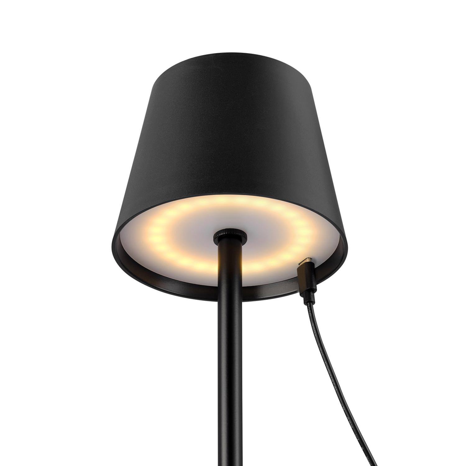 Left. Globe Electric - Globe Electric 15 in. Matte Black Table Lamp.