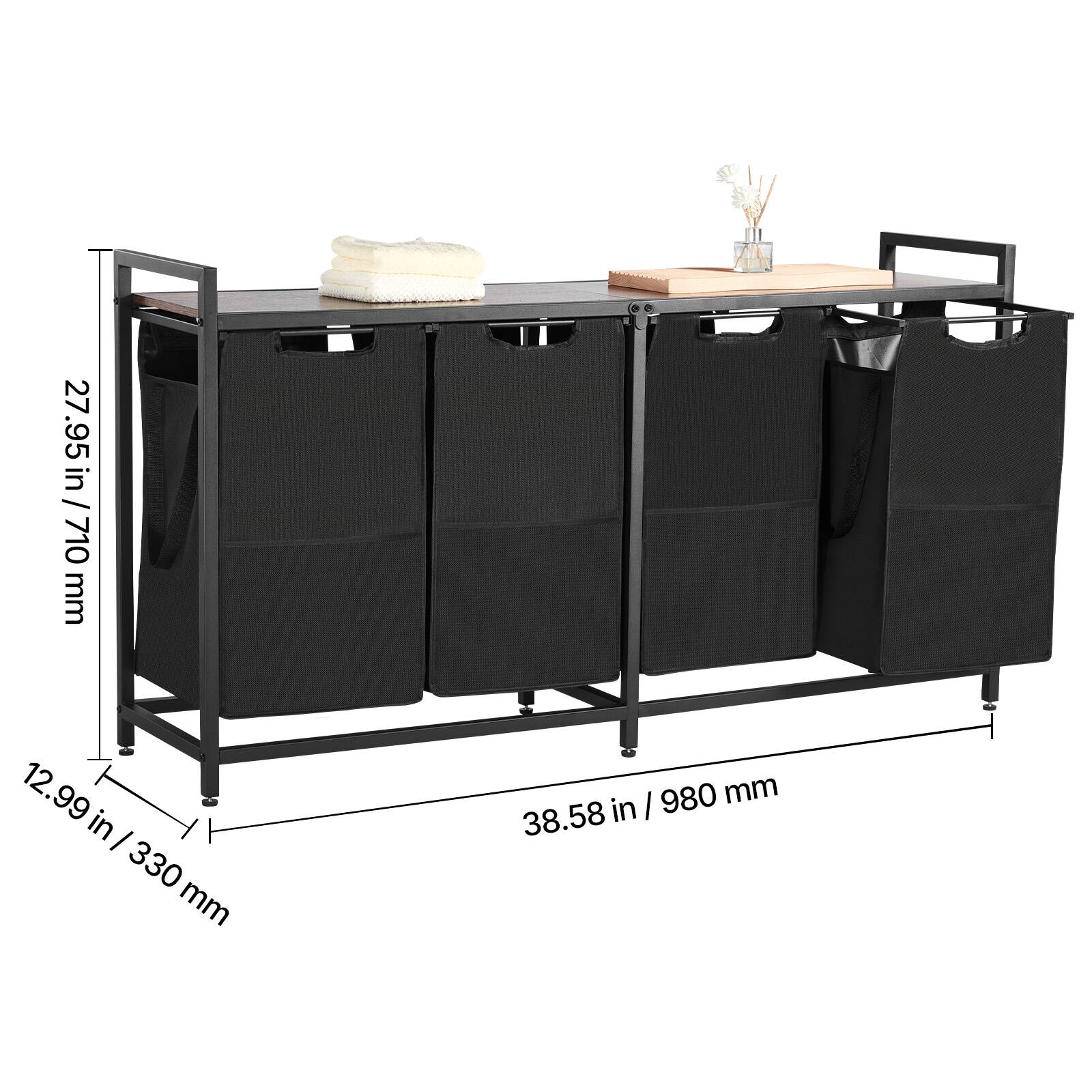 27.95 in / 710 mm  
12.99 in / 330 mm  
38.58 in / 980 mm