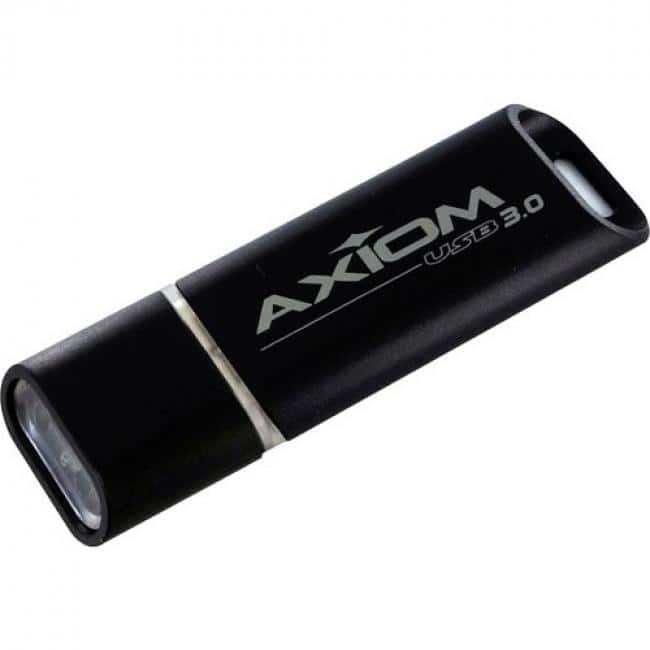 AXIOM - 16GB USB 3.0 Flash Drive - USB3FD016GB-AX - 16 GBUSB 3.0 - Power-cycling Handling, Long Data Retention - Black