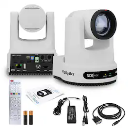 PTZOptics - Move 4K PTZ Camera with 12x Optical Zoom (White) (PT12X-4K-WH-G3)