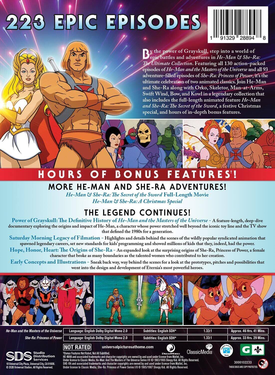Alt View 1. He-Man and She-Ra: The Ultimate Collection   - DVD.