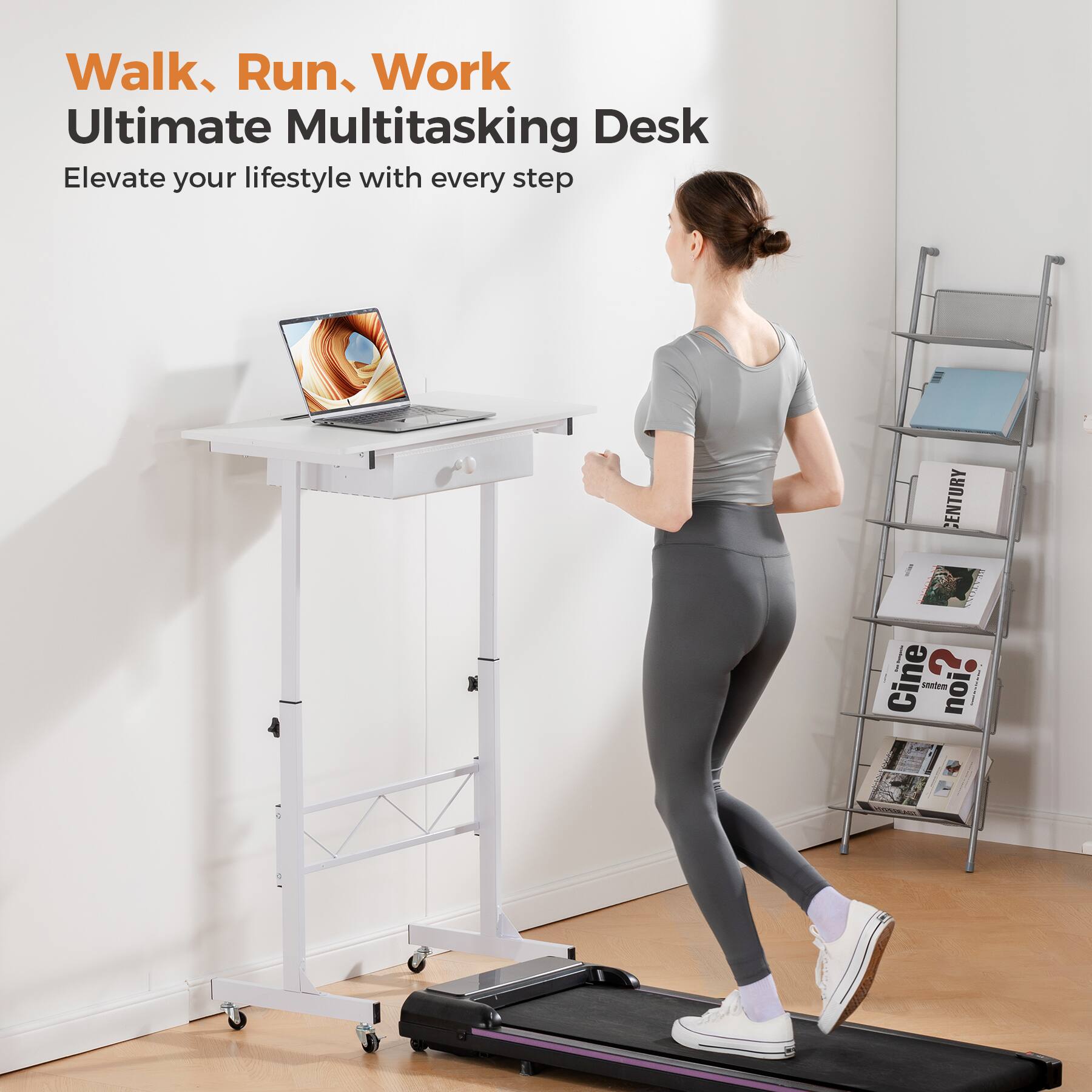 Walk, Run, Work
Ultimate Multitasking Desk
Elevate your lifestyle with every step
CENTURY
coden Cine? Iot noi. TUL
