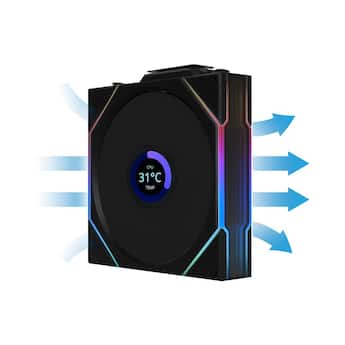 Lian Li UNI Fan TL LCD 120 Wireless LCP Fan Blade Customizable RGB Lian Li UNI Fan TL LCD 120 Wireless LCP Fan Blade Customizable RGB