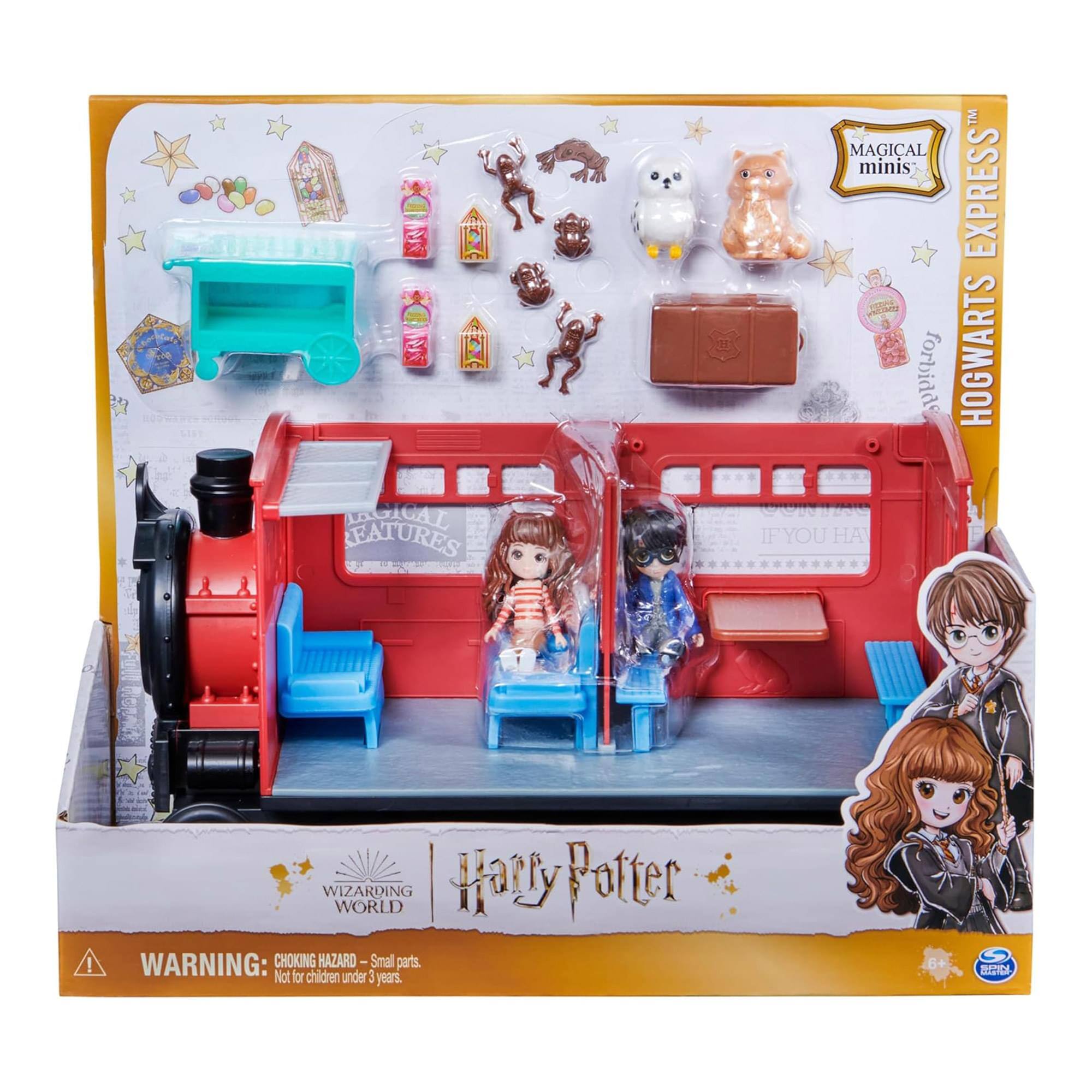 **Magical Express Minis**

**Hogwarts Express**

**Harry Potter Wizarding World**

**Warning: Choking Hazard - Small parts. Not for children under 3 years.**

**If you have a magical heart, you'll love this!**

**Magical Features:**

- Magical Creatures
- Hogwarts Express
- Wizarding World

**Age: 6+**