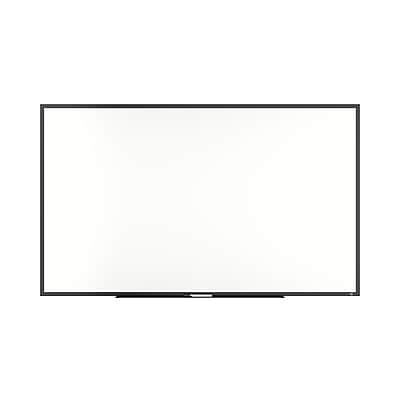 Front. TRU RED - Melamine Dry Erase Board, 5' x 3' - Black Frame.