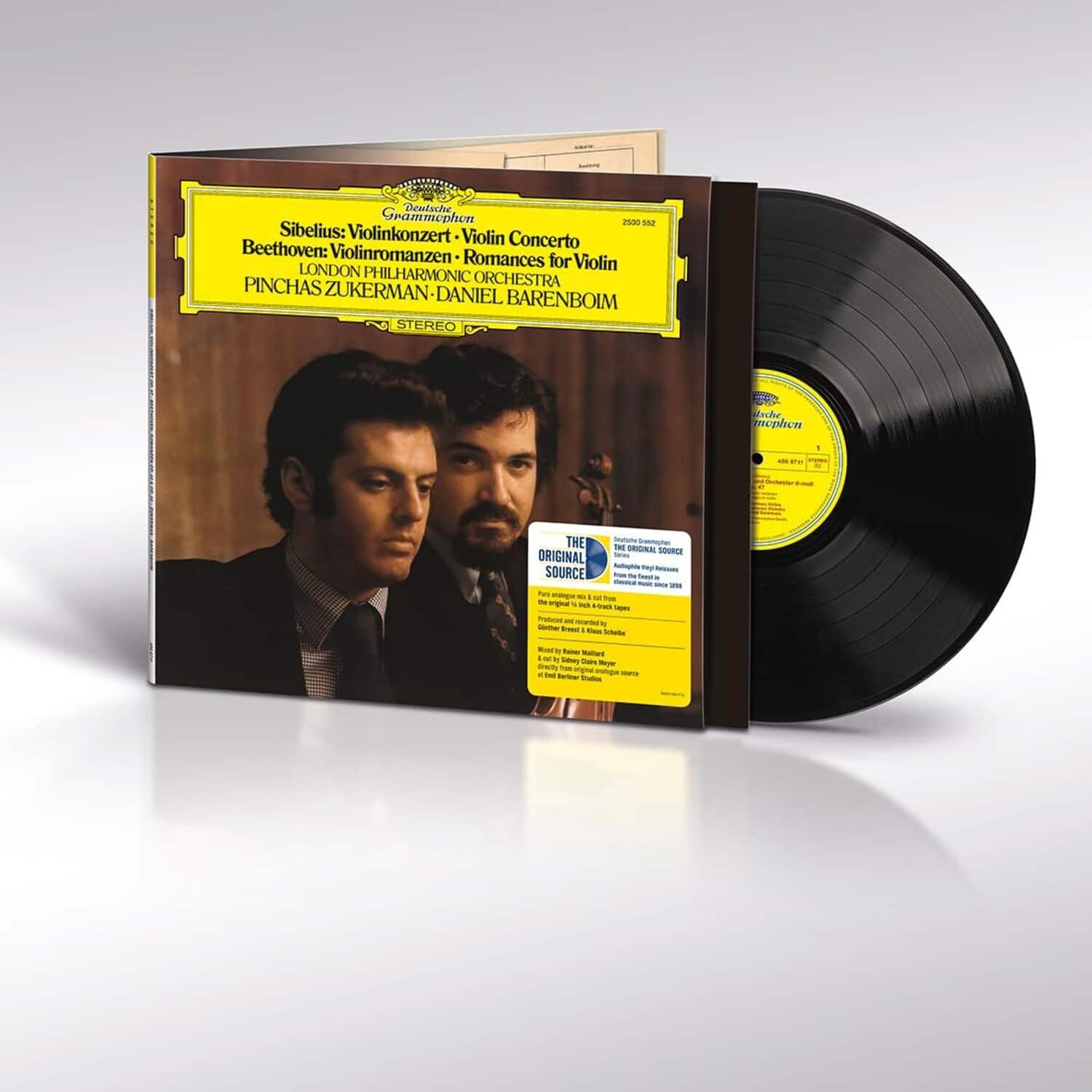 P. Zukerman - Sibelius: Violin Concerto / Beethoven: Romances   - VINYL LP price history on PriceWatchPro