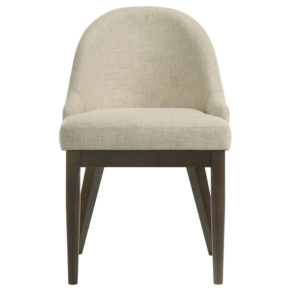 Alt View 3. Coaster Co. of America - Reseda Upholstered Dining Side Chair Oatmeal (Set of 2) - Beige.
