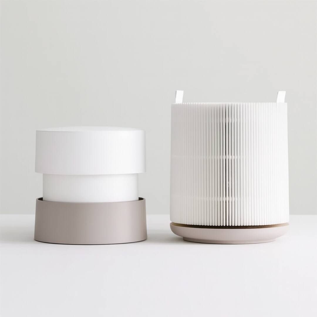Alt View 3. Nispira - Nispira 3 in 1 Activated Carbon Filter for Blueair Blue Pure Mini Max Air Purifier 2 Pack.