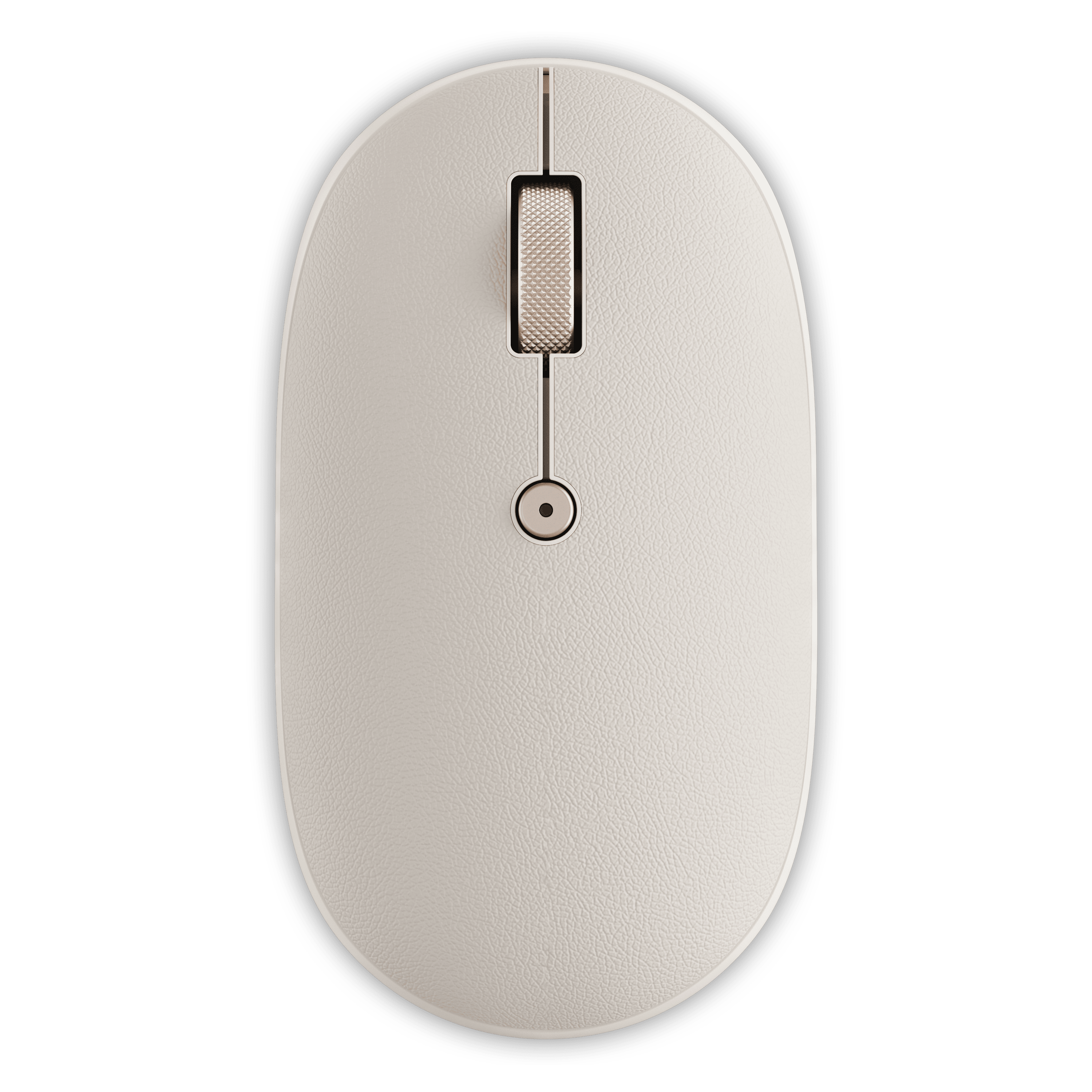 Alt View 2. Satechi - OntheGo™ Bluetooth Mouse - Sand.