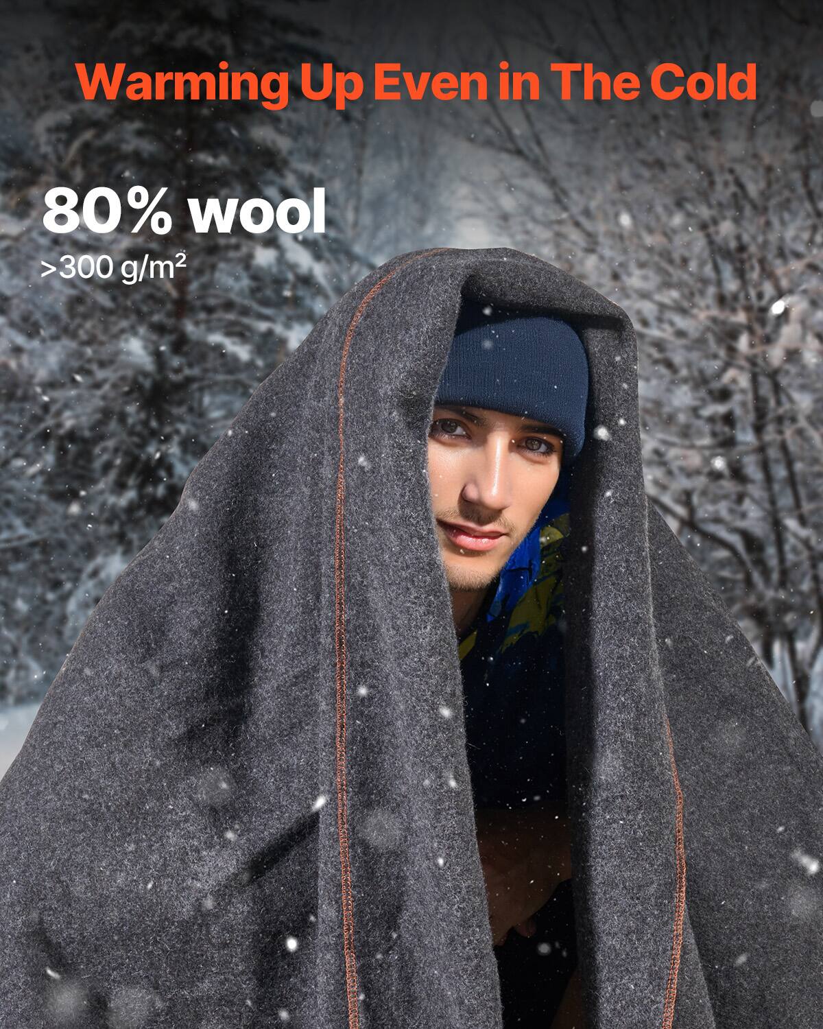 Warming Up Even in The Cold

80% wool  
>300 g/m²