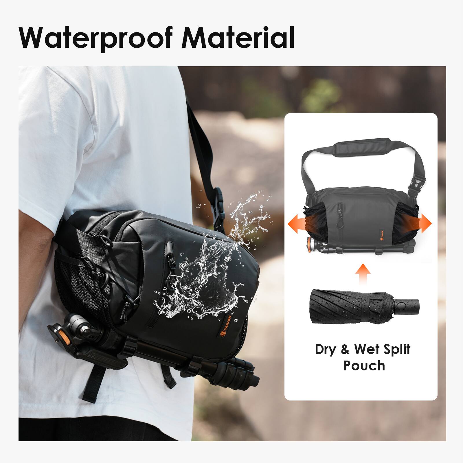 Waterproof Material

Dry & Wet Split Pouch