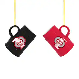 Evergreen Enterprises - Ohio State Buckeyes Two-Pack 3" Mini Stein Ornament Set - Multicolor