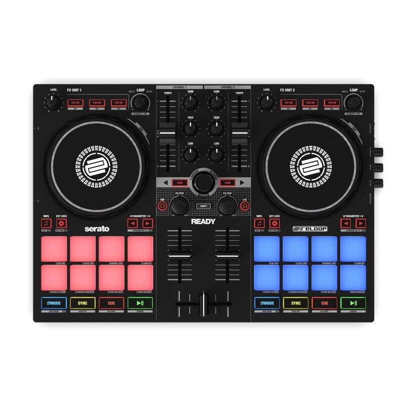 Reloop - Ready Compact DJ Controller for Serato - Black