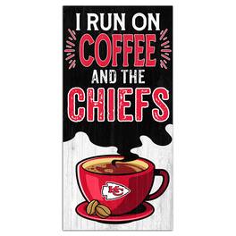 Fan Creations - Kansas City Chiefs 6" x 12" Coffee Wall Art - Multicolor