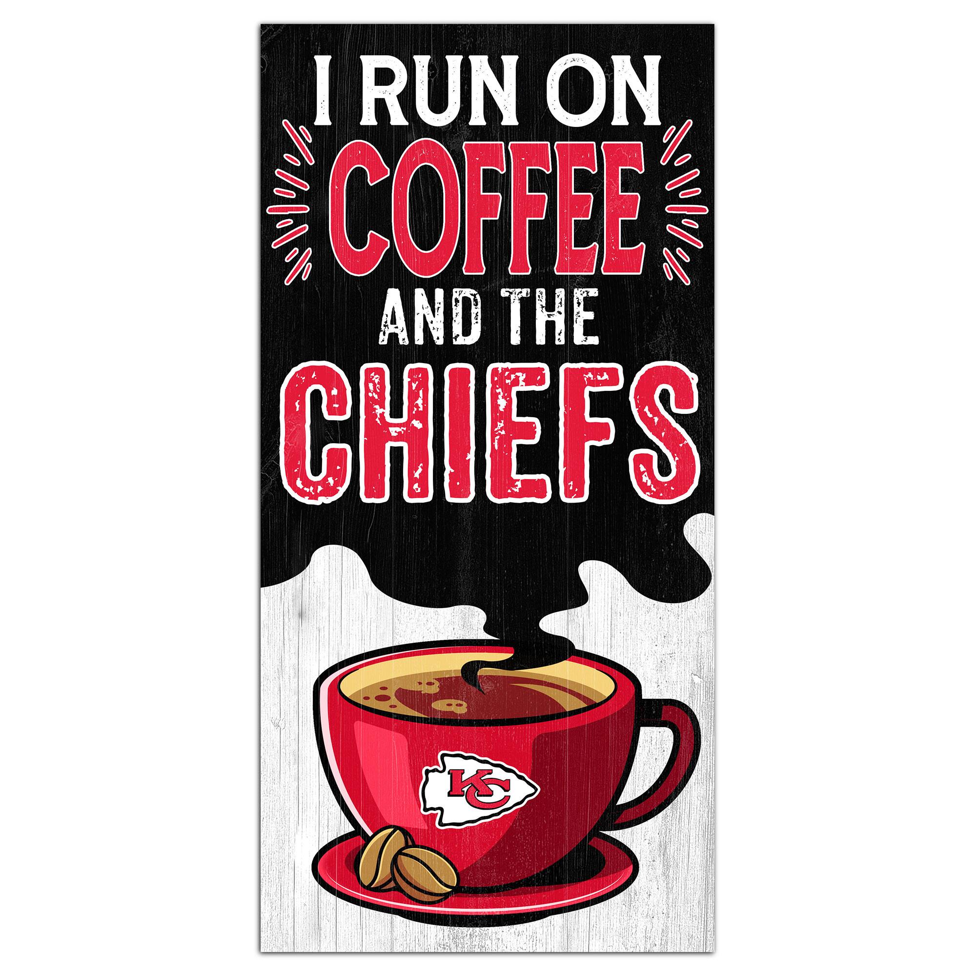 Kansas City Chiefs 6" x 12" Coffee Wall Art