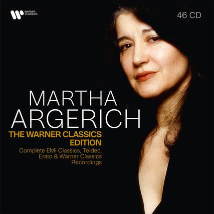 WARNER CLASSICS
MARTHA ARGERICH
THE WARNER CLASSICS EDITION
Complete EMI Classics, Teldec, Erato & Warner Classics Recordings
46 CD