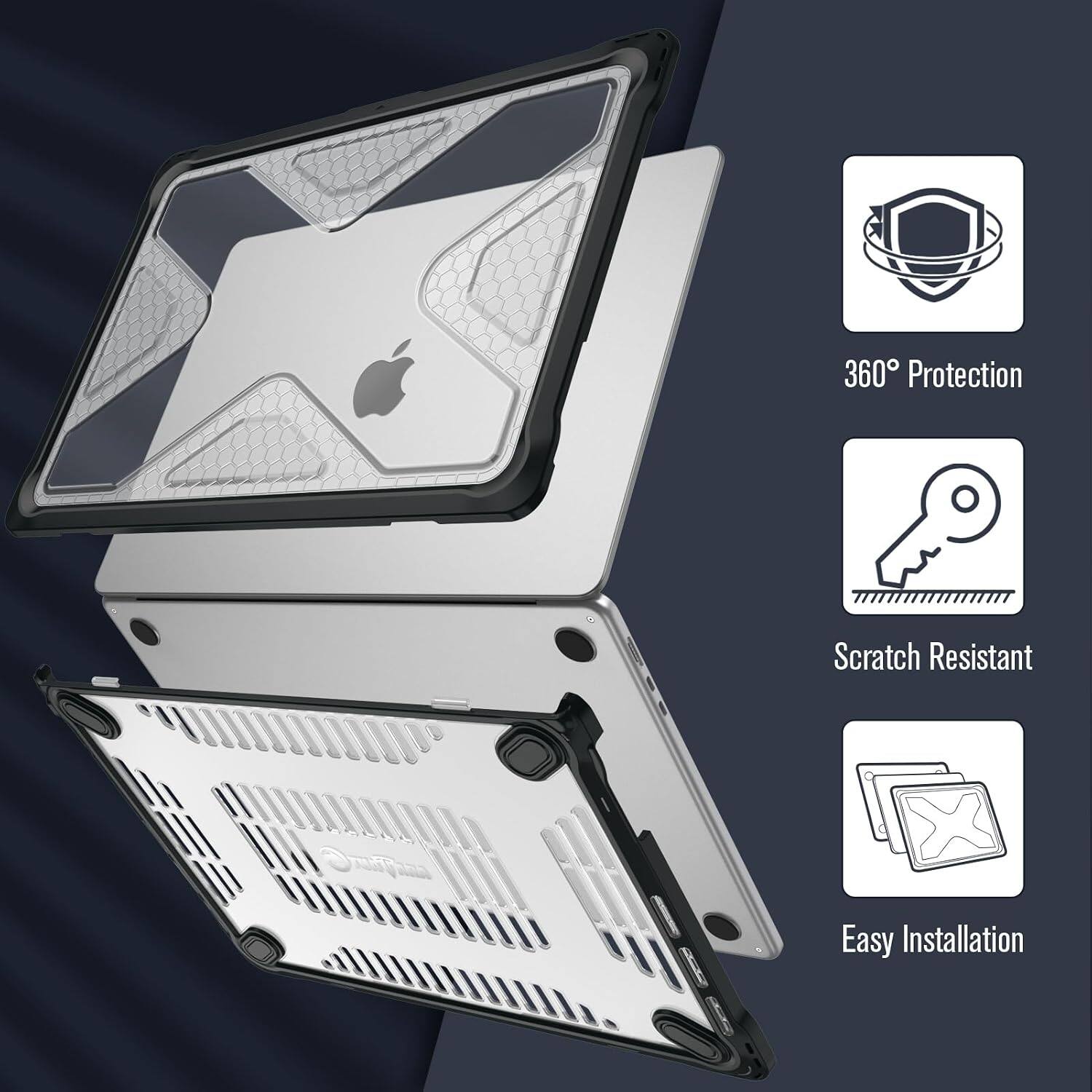 360° Protection  
Scratch Resistant  
Easy Installation