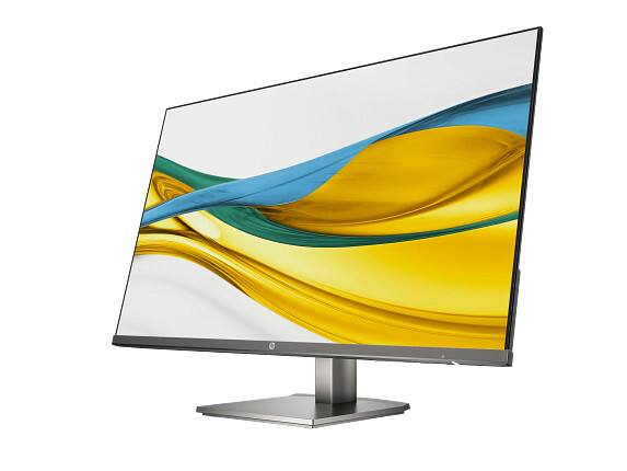Left. HP - HP 527da 27" Class Full HD LED Monitor - 16:9 - 27" Viewable - In-plane Switching (IPS) Technology - Edge LED Backlight - Metal Gray.