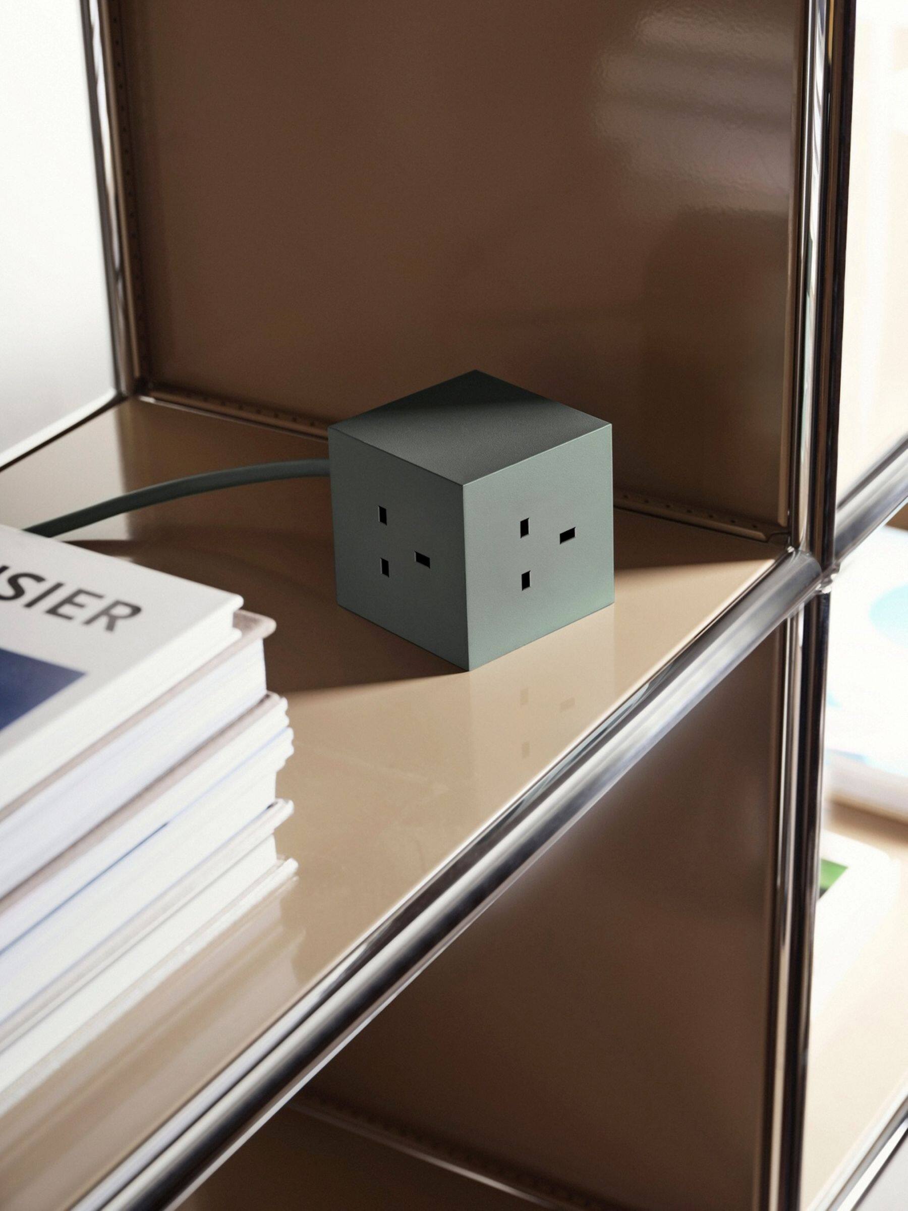 Back. AVOLT - AVOLT Power Extender with 3 Plug-ins, 2 30W USB-C - Blue.