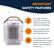 IMPORTANT SAFETY FEATURES
- Two-Stage overheat protection with thermal shutoff and thermal fuse to prevent overheating
- A tip-over switch which automatically turns the unit off if it falls over
- Cool Touch handle and controls allow you to easily operate and relocate your heater at any time during or after use