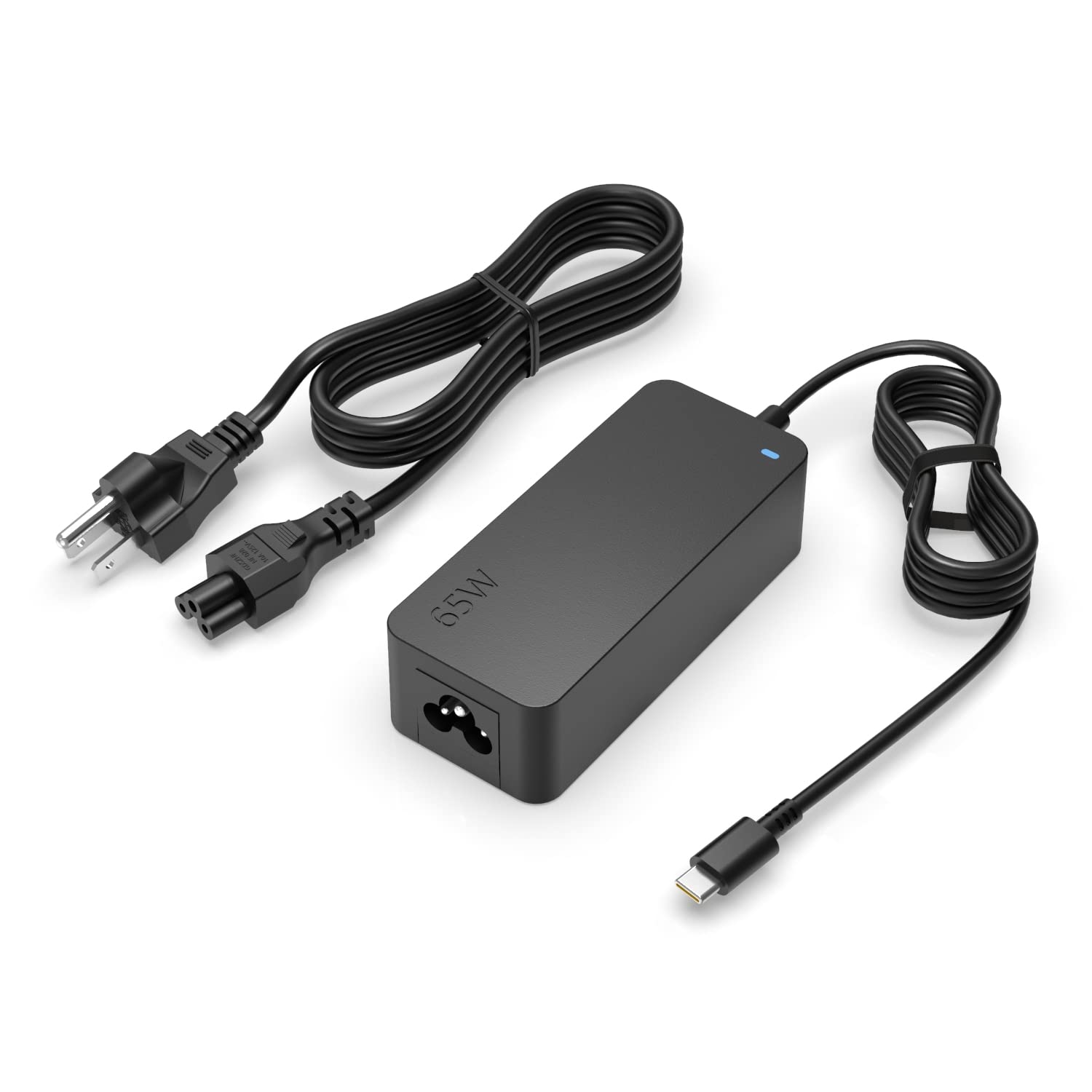Front. DORLUKFU - 65W USB C Fast Charger Fit for LG Gram Laptop Charger - (Safety Certified by UL) (PD Fast-Charge Tech).