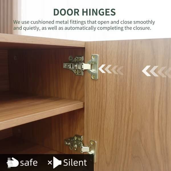 DOOR HINGES

We use cushioned metal fittings that open and close smoothly and quietly, as well as automatically completing the closure.

safe x Silent