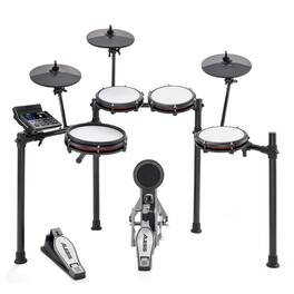 Alesis - Nitro Max Kit Electronic Drum Set with Quiet Mesh Pads