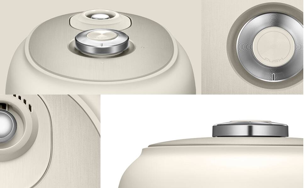 Angle. cuchen - CUCHEN 2.1 Ultra High-Pressure Induction Heating Rice Cooker 6 Cup (Uncooked) | Full Stainless Power Lock System - WHITE.